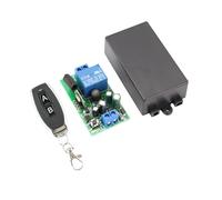 Pulsante di telecomando, pulsante di controllo remoto senza fili,pulsante a canale singolo ad ampia tensione AC85-265V - pulsante di controllo remoto codice di apprendimento per porte elettriche, luci