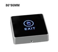 Pulsante di uscita touch retroilluminato design centrato utente con funzione ret