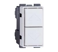 Pulsante doppia freccia bianco - serie Elmark Lecce