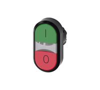 Siemens SIRIUS ATC - Pulsante doppio rotondo plastica verde unipolare Rosso o Boton rasante