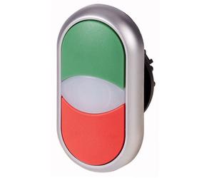 Pulsante doppio attuatore Eaton M22-DDL-GR Luminoso 216698