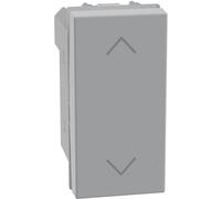 Pulsante doppio interbloccato per tapparelle Bticino MatixGO grigio JG4037N