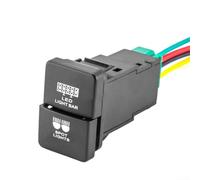 Pulsante doppio interruttore per indicatori LED e kit di cablaggio per controllo barra luminosa e fendinebbia