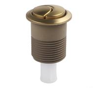 Pulsante doppio per serbatoio Siamp 34455009 e 45 modelli, pulsante rotondo per cassetta ABS con funzione di risparmio idrico per aggiornamento del bagno per una facile installazione, set completo di