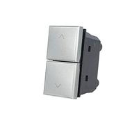 Pulsante Interblocco Doppio Saldiscendi, Compatibile Con Bticino Axolute (Grigio)