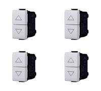 Pulsante Doppio Saliscendi 1P+1P 16A, Pulsante Interbloccato Compatibile Con Bticino Matix (4)