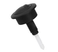 Pulsante doppio scarico nero valvola di scarico pulsante testa rotonda serbatoio acqua accessorio di ricambio facile da installare per WC, compatibile con Twy-Ford Optima49