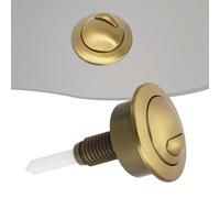 Pulsante doppio scarico oro spazzolato design elegante compatibile con per Twyfo