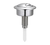 Pulsante Doppio Sciacquo Per Water | Componente ABS 8,7x5,8 Cm | Installazione A Vite Senza Attrezzi | Risparmio Idrico Efficace | Ricambio Universale Per Cassette WC