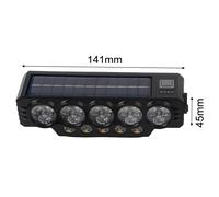 Pulsante e controllo linea 900 lumen luce notte ciclismo 3-5 ore durata batteria