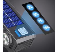 Pulsante e controllo linea 900 lumen luce notte ciclismo 3-5 ore durata batteria