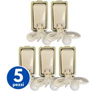 PULSANTE ELETTRICO CON CORDA Compatibile BTICINO MAGIC 10A 250V