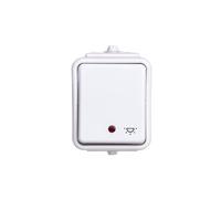 Pulsante ermetico IP44 luce con cedro WNT102CS01