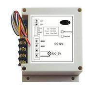 Pulsante esterno Telecomando Motore Interruttore wireless 12V 40A 400W Interruttori di controllo remoto di arresto inverso(Black,Momentary)