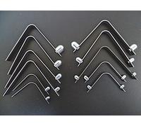 PULSANTE FERMAGLIO CON MOLLA TUBO bloccaggio pin - 5mm to 11mm - BUY 2 10