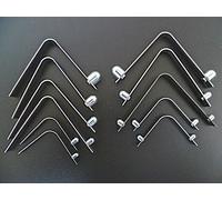 PULSANTE FERMAGLIO CON MOLLA TUBO bloccaggio pin - 5mm to 11mm - BUY 2 10