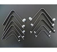 PULSANTE FERMAGLIO CON MOLLA TUBO bloccaggio pin - 5mm to 11mm - BUY 2 10