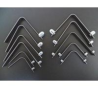 PULSANTE FERMAGLIO CON MOLLA TUBO bloccaggio pin - 5mm to 11mm - BUY 2 10