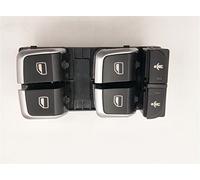 Pulsante Finestra Intera Auto Finestrino Laterale in Vetro di Sollevamento Nuovo Chrome Master Switch per Audi Q3 RSQ3 A6 S6 RS6 A7 RS7 4GD 959 851B 4GD959851B LH Pulsantiera (Dimensione : 1)