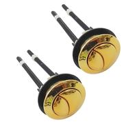 Pulsante for cassetta WC 2 pezzi 38mm 46mm 57mm oro for valvola di scarico doppio for serbatoi acqua a bagno parti utensili domestici(Fits 46mm56mm Hole)