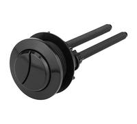 Pulsante for WC, Pulsante di Scarico WC Nero, 1 Pulsante di Scarico WC Doppio con Testa Rotonda for la Riparazione del Serbatoio dell'Acqua del WC del Bagno (Adatto for Fori da 57 mm a 67 mm)