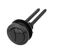 Pulsante for WC, Pulsante di Scarico WC Nero, 1 pz. Pulsante di Scarico WC Doppio da 38 mm con Testa Rotonda for la Riparazione del Serbatoio dell'Acqua del WC del Bagno, 1 pz.