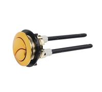 Pulsante for WC, pulsante for WC a doppio scarico, 1 pulsante for serbatoio WC color oro, pulsanti rotondi for WC, accessori for il bagno, for la riparazione del WC (adatto a fori da 57 mm a 67 mm)