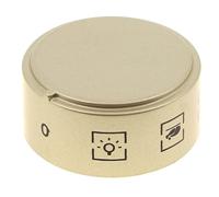 Pulsante grigio selettore posizione 12h per Four Ariston