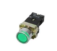Pulsante illuminato bianco verde rosso giallo blu XB2-BW3462 BW3361 Interruttore di avvio e arresto ZB2-BE101(Red,380V)