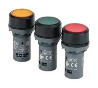 Pulsante illuminato CP1 con ripristino automatico Start Stop CP1-11G-10(CP1-12C-10 White 110V 1NO)