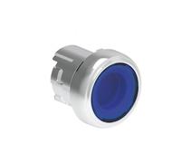 Pulsante illuminato in metallo 22mm automatico PLlatinum LPSBL106