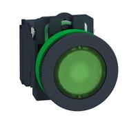 Pulsante illuminato piatto in plastica. Harmony XB5 XB5FW33B5