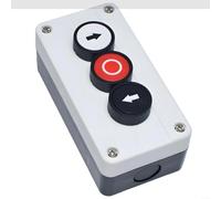 Pulsante impermeabile IP40 in ABS per controllo industriale, 1-4 fori XB2 XAL B324 B334 compatibile, durevole fino a 1 milione di cicli, da -20 °C a 55 °C (ZB2B324 XAL)