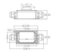 Pulsante Inline-Switch 220V 30A Macchina Push Button-Switch a Bilanciere IP66