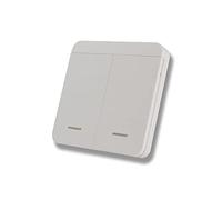 Pulsante interno della radio compatibile con Tormatic Novoferm 2 canali 433 MHz Pulsante a parete per porta del garage Black Run Novomatic con trasmettitore 502 522 MAX43-2