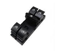 Pulsante interruttore alzacristallo elettrico Interruttore Alzavidri Per Skoda Per Fabia Per COMBI Per Octavia, Principale Cromato con Luce Rossa, 5ND959857 5K4959857