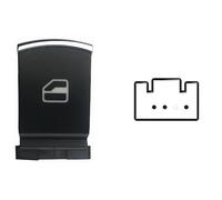 Pulsante Alzacristalli Porta Dx Post Sx=dx per Volkswagen Tiguan 2007-2016 3 Pin