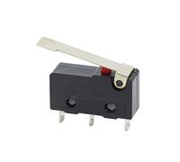 Pulsante interruttore di accensione 10 pezzi interruttore 2/3PIN NO/NC Mini interruttore di limite 5A 250VAC KW11-3Z Leva ad arco a rullo ad azione rapida Interruttore a spinta (Colore: 3p 29mm) (3p