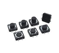 Pulsante interruttore di alimentazione 10PCS PCB Tattile Mini a pulsante SMD Microinterruttore a 4 pin 12 * .3/5/6/7/8/9 MM 12x12*4.3MM/5MM/6MM/7MM/8MM/9MM(12x12x4.3mm)