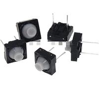 Pulsante interruttore di alimentazione 10pcs Touch Switch 8 * 5 Pin 5H Silica Gel Silent mm a due piedi Pinio conduttore silicone Interruttore 2pin 8x8x5