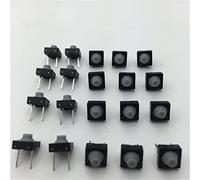 Pulsante interruttore di alimentazione 20 pz/lotto 8x8x5.5MM 2PIN G78 Silicone conduttivo Silenzioso Pulsante tattile Micro interruttore Auto-Reset Componenti elettronici