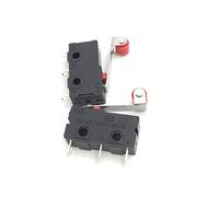 Pulsante interruttore di alimentazione 5A 125 250V SPDT 1NO 1NC Microinterruttori a leva a rullo momentaneo 3 pin KW11-N KW12 Pulsante di ripristino del mouse Interruttore tattile Componenti elettroni