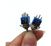 Pulsante interruttore di alimentazione 5pcs mini bloccaggio SPDT 3 Spillo On Interruttore 3A 125VAC DPDT 6 PIZIONE PIN 2(3pin on on)