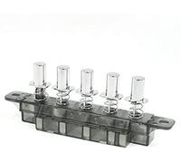 Pulsante interruttore di alimentazione MQ165 3- Interblocco 1-reset 1-latching 5 tasti 25 0VAC 4A for il cappuccio da cucina