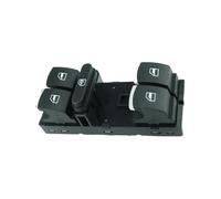 Pulsante interruttore finestra Per Tiguan Per Touran Per Passat B6 B7 OE 1K4959857A Pulsante Interruttore Alzacristallo Elettrico Interruttore Finestrini(Chrome)