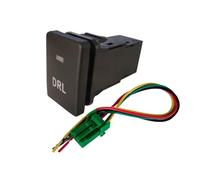 Pulsante interruttore luci diurne DRL per auto con luce verde, con filo, adatto per Toyota Camry Prius Corolla Land Cruiser Prado