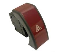 Pulsante Interruttore luci Lampeggianti Doppie, per Opel Corsa C 9138106, Pulsante di Ricambio per Pannello di Controllo Interno per Auto e Pericolo