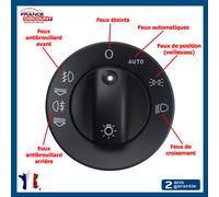 Pulsante Interruttore Rotante Fari Pinze per Audi A4 2000-2009 - 8E0941531B