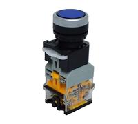 Pulsante interruttore spia LA38-11DAC220VAC380VACDC110VACDC48VACDC24V 1 pezzi (LA188-11DBlueAC220V)