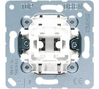 Pulsante Jung 532U - 2 poli, 250 V, 10 A, risciacquo, fissaggio artiglio/a vite